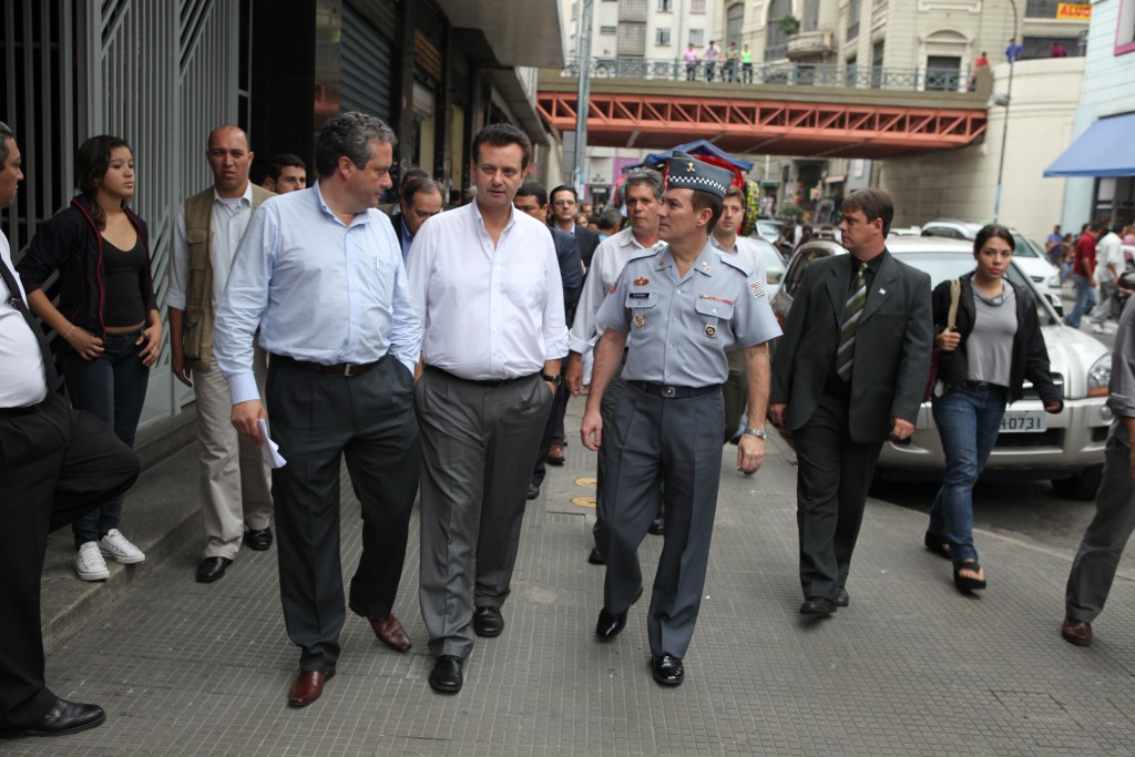 Kassab e Camilo vistoriam as primeiras ações da Operação Delegada.