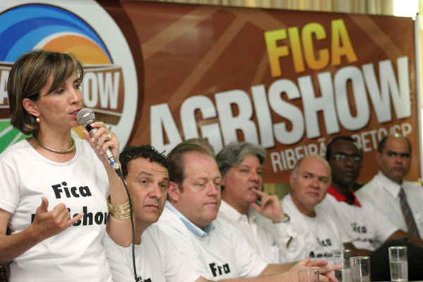 Dárcy Vera lutou pela permanência da Agrishow em Ribeirão Preto.