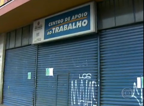 Unidade fechada na Luz, Centro de São Paulo.