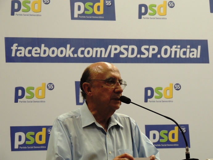Henrique Meirelles: PSD tem boa visão da gestão pública.