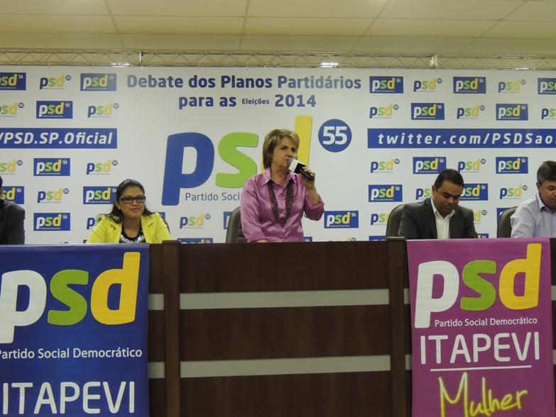 A coordenadora do PSD Mulher, Alda Marco Antônio.
