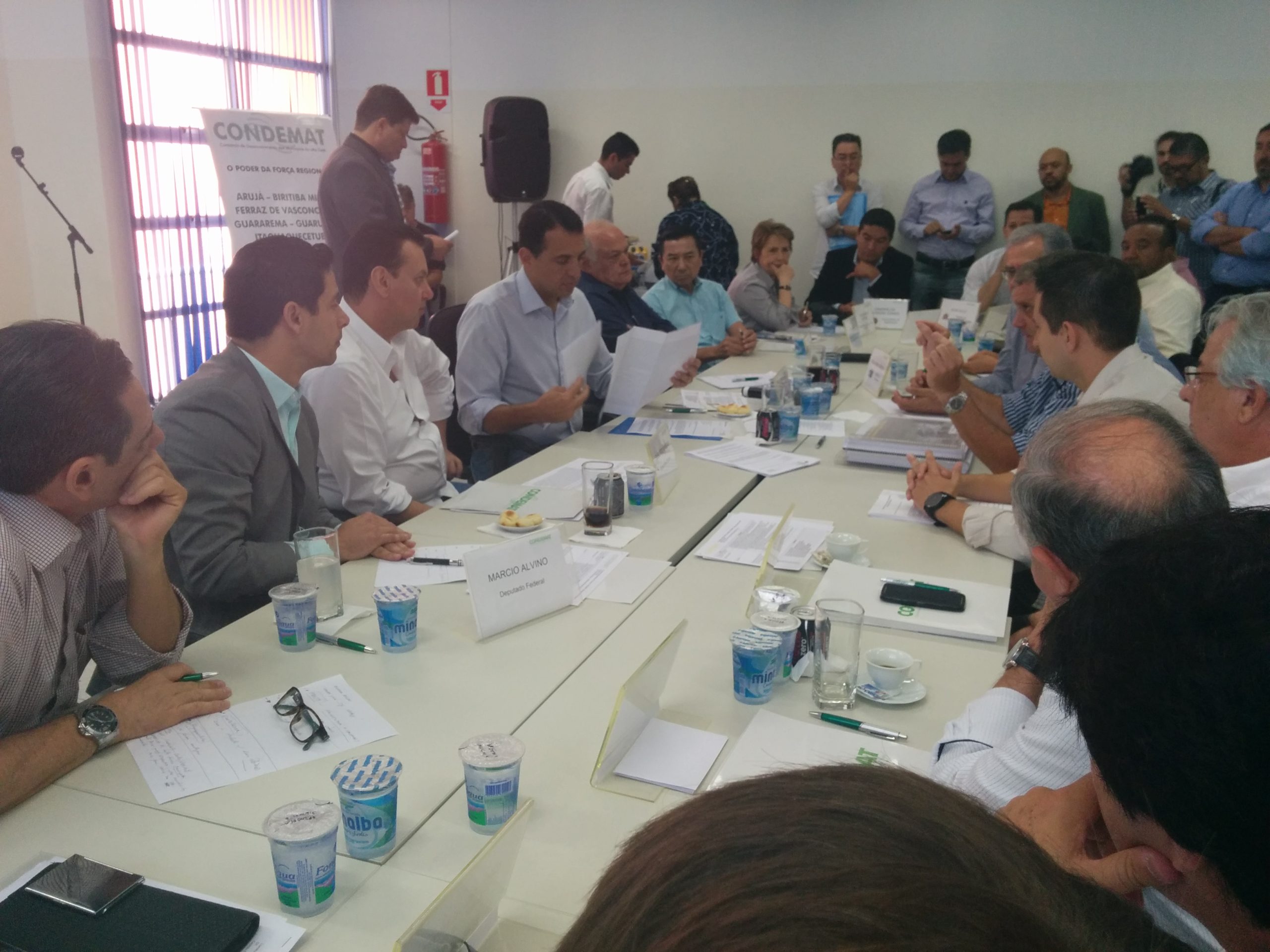 Em reunião com o ministro, os prefeitos das 11 cidades do Alto Tietê analisaram obras em andamento e apresentaram novos projetos