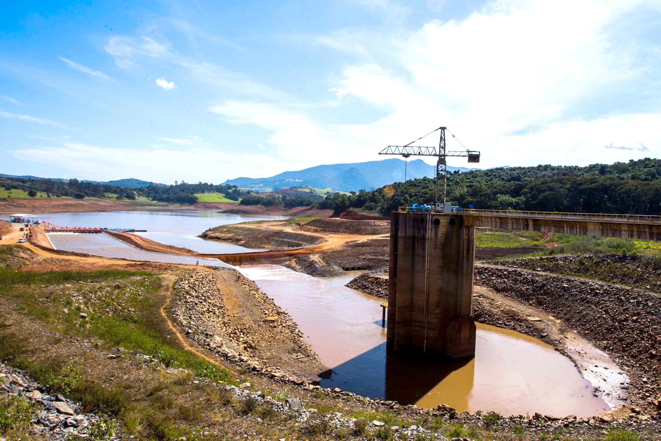 Restam apenas 40 bilhões de litros de água da primeira cota da reserva técnica do Cantareira.   Foto: Vagner Campos